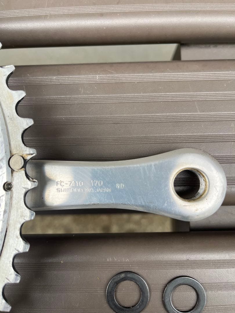 SHIMANOシマノデュラエース クランクFC-7410 53-39