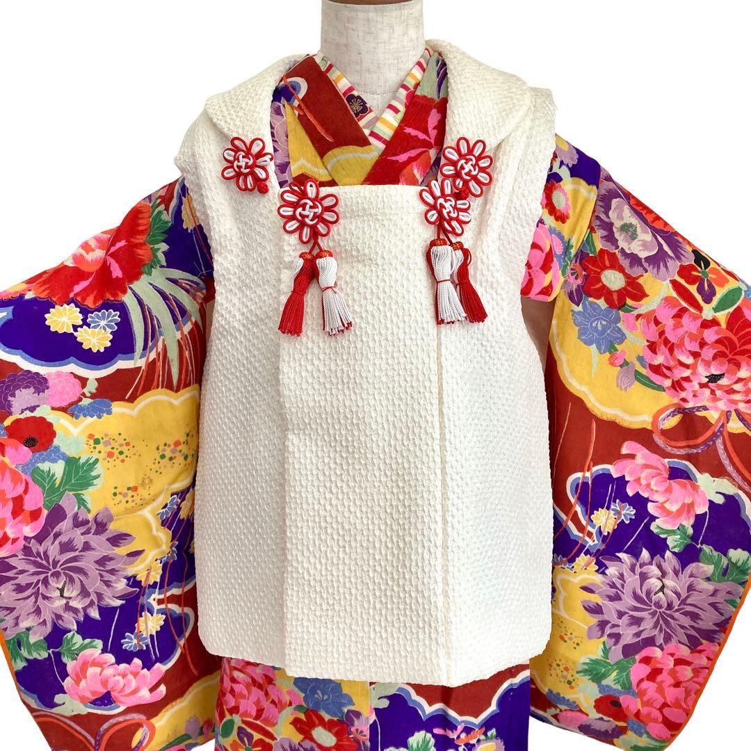 ★ももです★アンティーク　子供着物　七五三　アンティーク着物　3歳　NO6