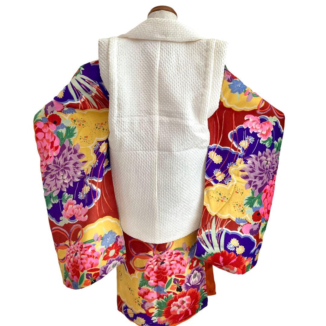 ★ももです★アンティーク　子供着物　七五三　アンティーク着物　3歳　NO6