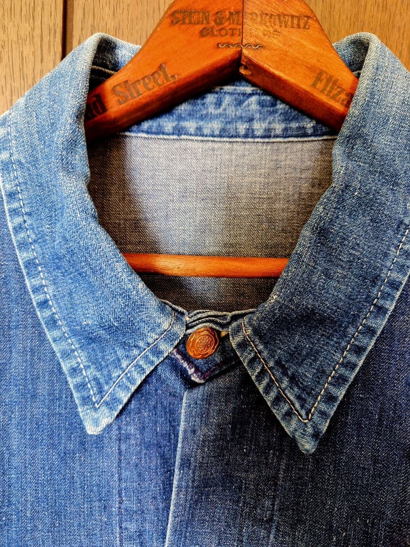 60-70s ブルーベル ラングラー インディゴデニム カバーオール サイズ44