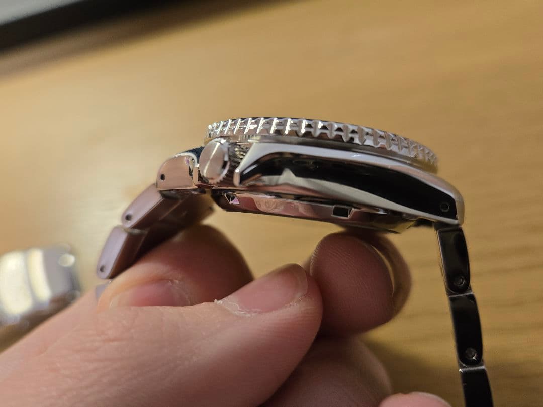 SEIKO5 sbsa225　FKMラバーストラップ付き　自動巻き