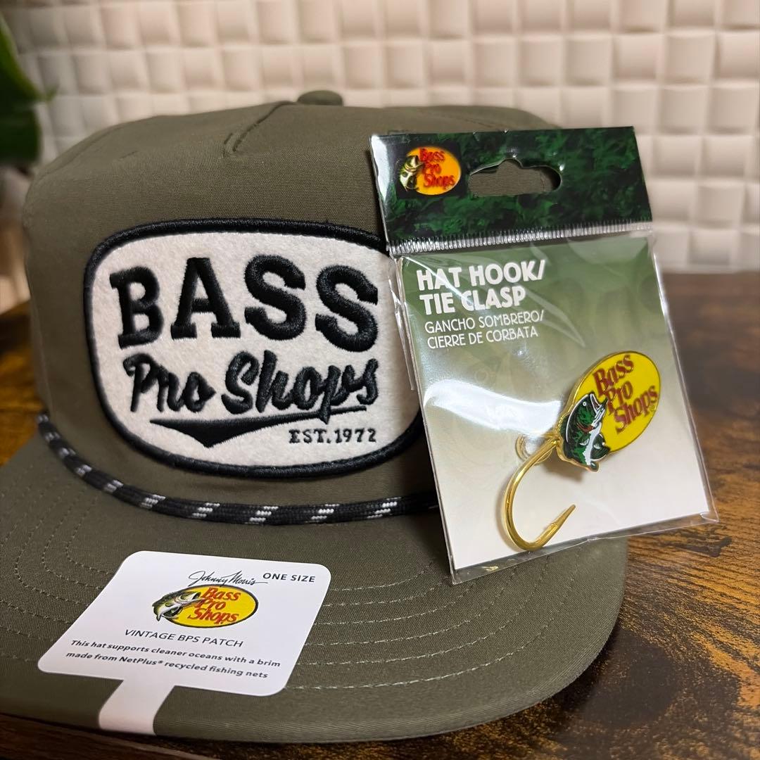 Bass Pro Shops Vintage BPS Cap +フック