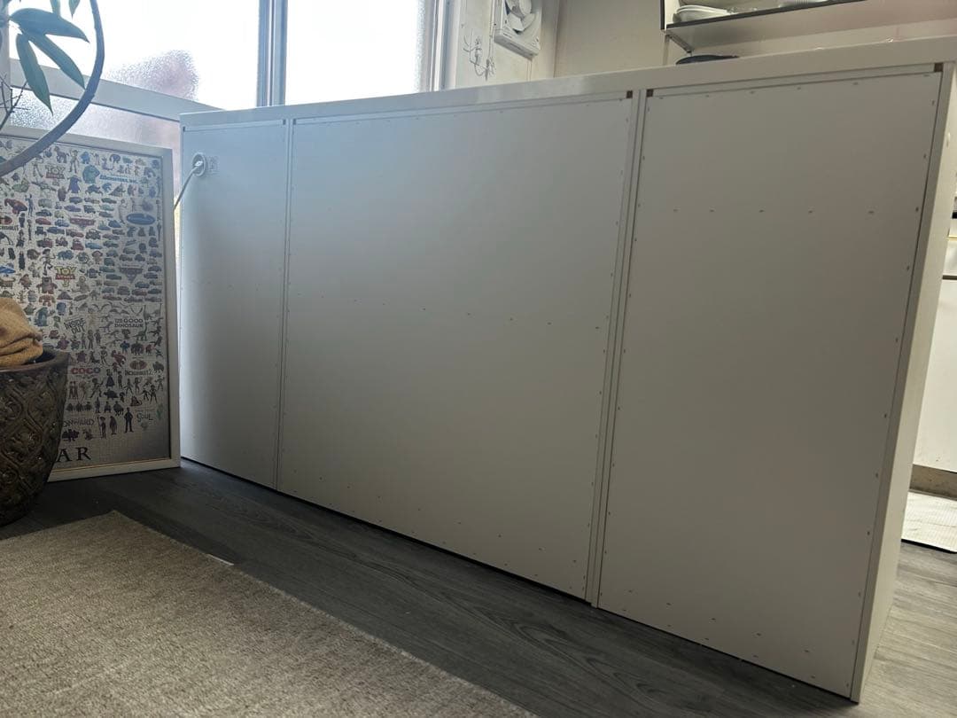 ニトリ　ホワイトキッチンカウンター