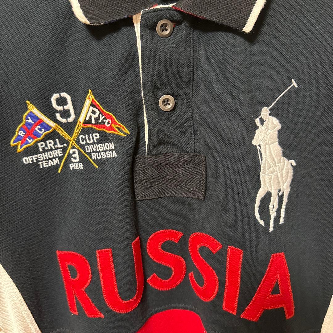 ポロラルフローレン・RUSSIA、ポロシャツ古着