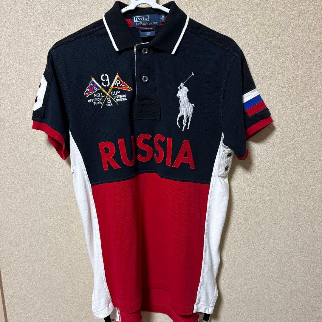 ポロラルフローレン・RUSSIA、ポロシャツ古着