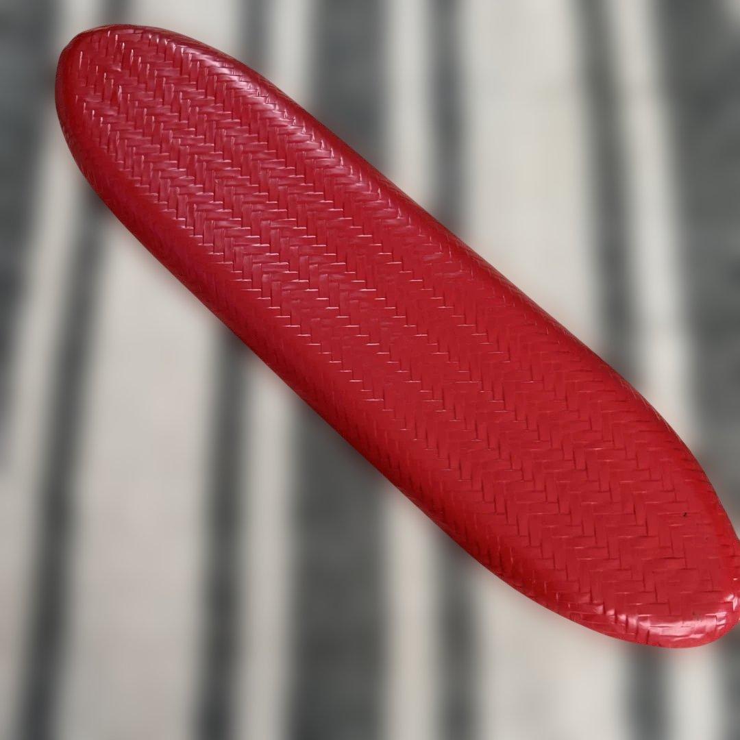 籃胎（らんたい）漆器　赤