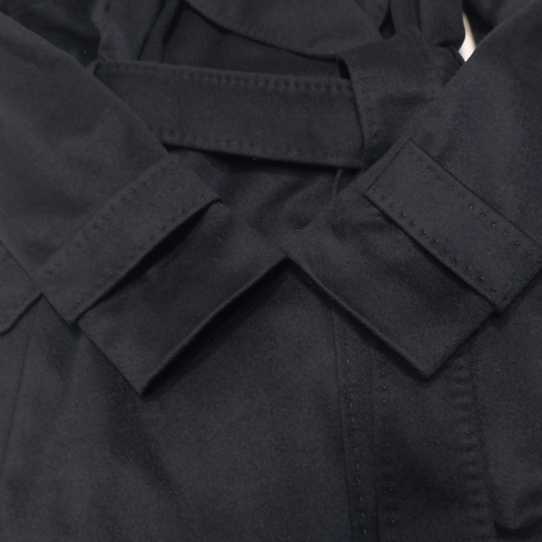 極美品✨ボールジィ×ブレスキ社 ピュアカシミヤ100 ベルテッドコート 38