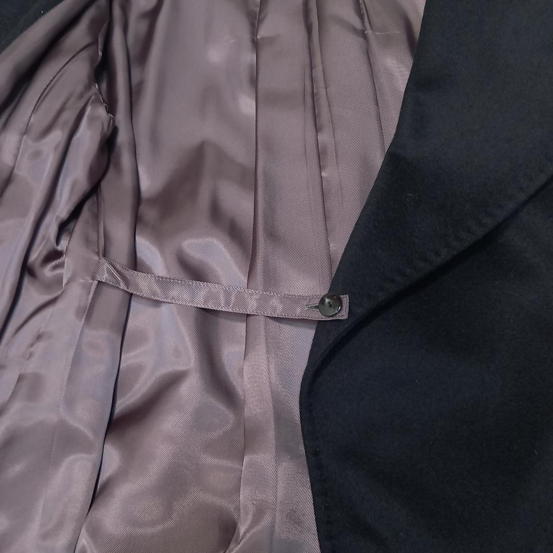 極美品✨ボールジィ×ブレスキ社 ピュアカシミヤ100 ベルテッドコート 38