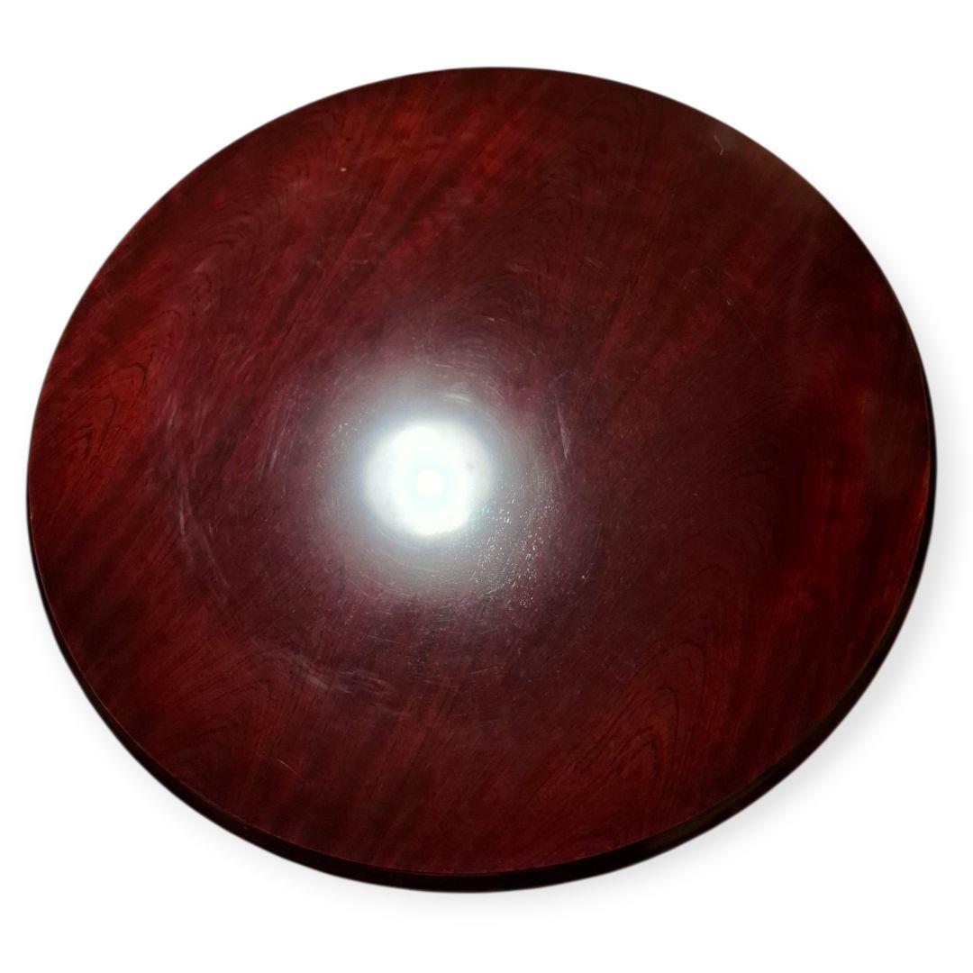 木製 折りたたみ ちゃぶ台 直径90cm 円卓 丸テーブル 座卓 昭和レトロ