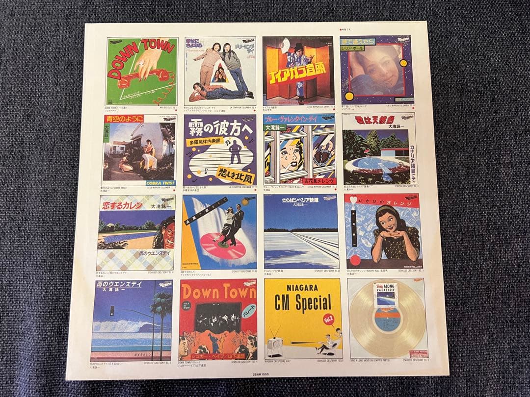 帯付・付属品完備　大滝詠一 EACH TIME LP 邦楽28AH-1555