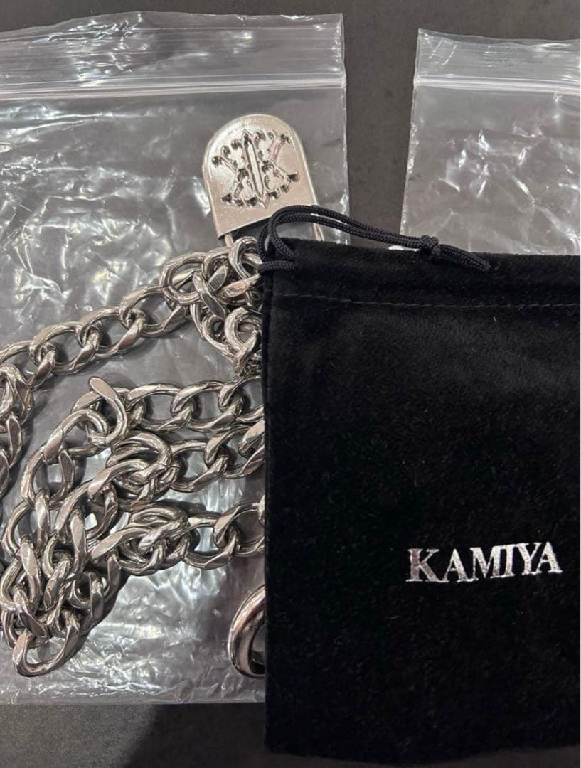 小物 KAMIYA Long Wallet Chain silver