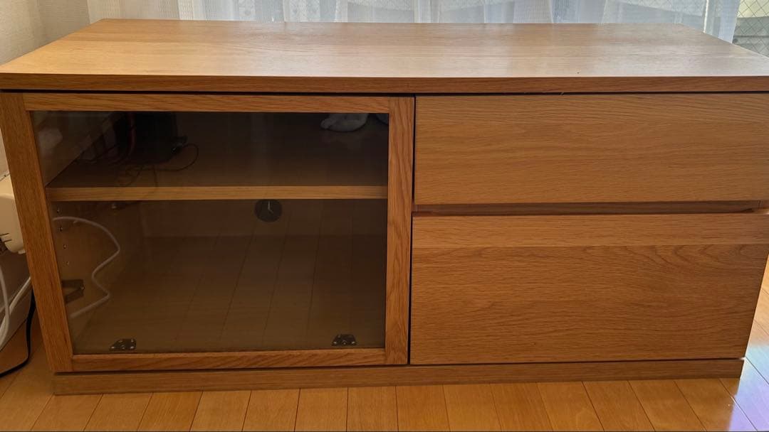 無印良品 オーク材テレビ台 幅110cm【送料込み】