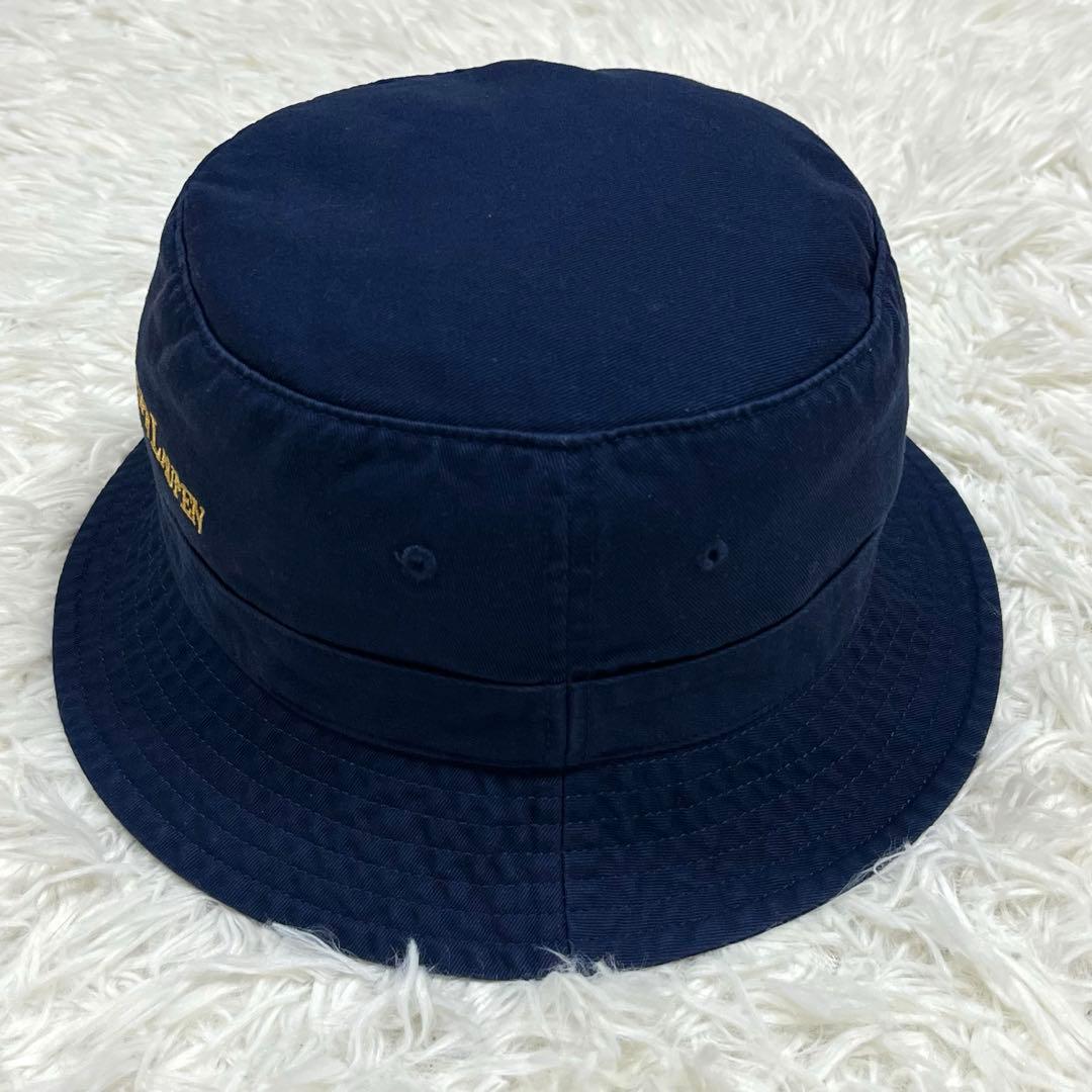 希少美品✨ラルフローレン ビームス別注バケットハット ネイビー 現行QRタグ