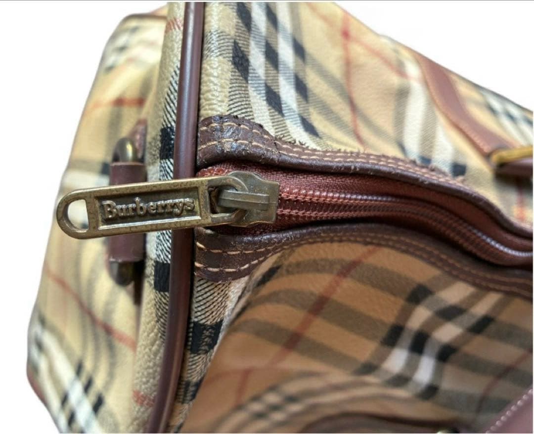 最終値下げ❗️バーバリーボストンバッグBurberrysヴィンテージ