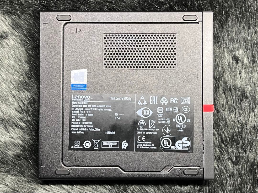 ミニPC Lenovo ThinkCentre M720q Tiny i5 Wi-Fi