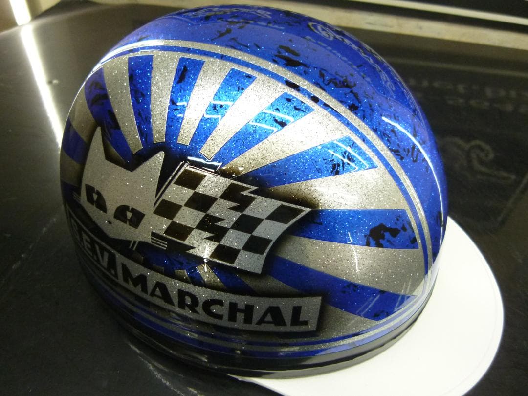 送料込！カスタムコルク半　マーシャル日章　ラメ最安値123