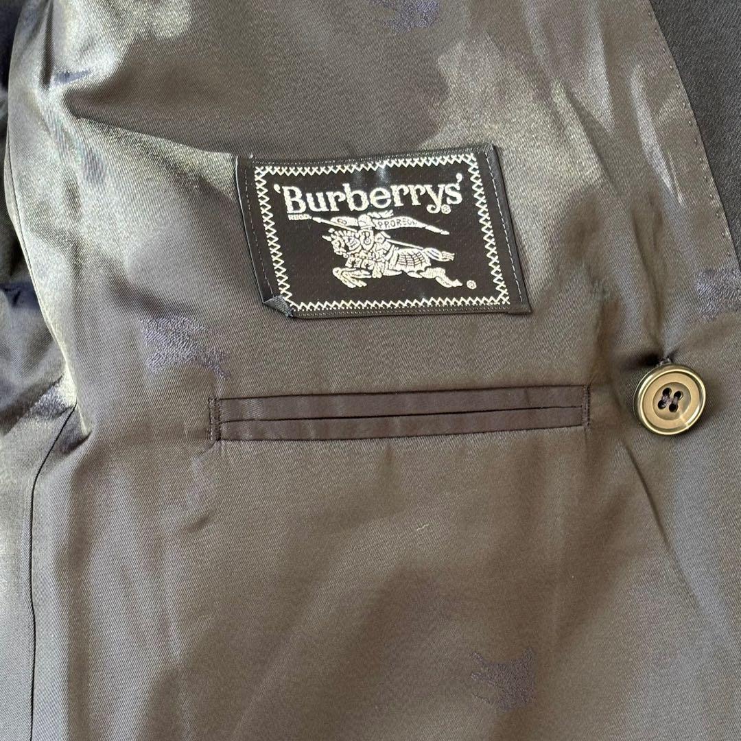 美品✨ バーバリーズ 紺ブレ ダブルテーラードジャケット 金ボタン ネイビー