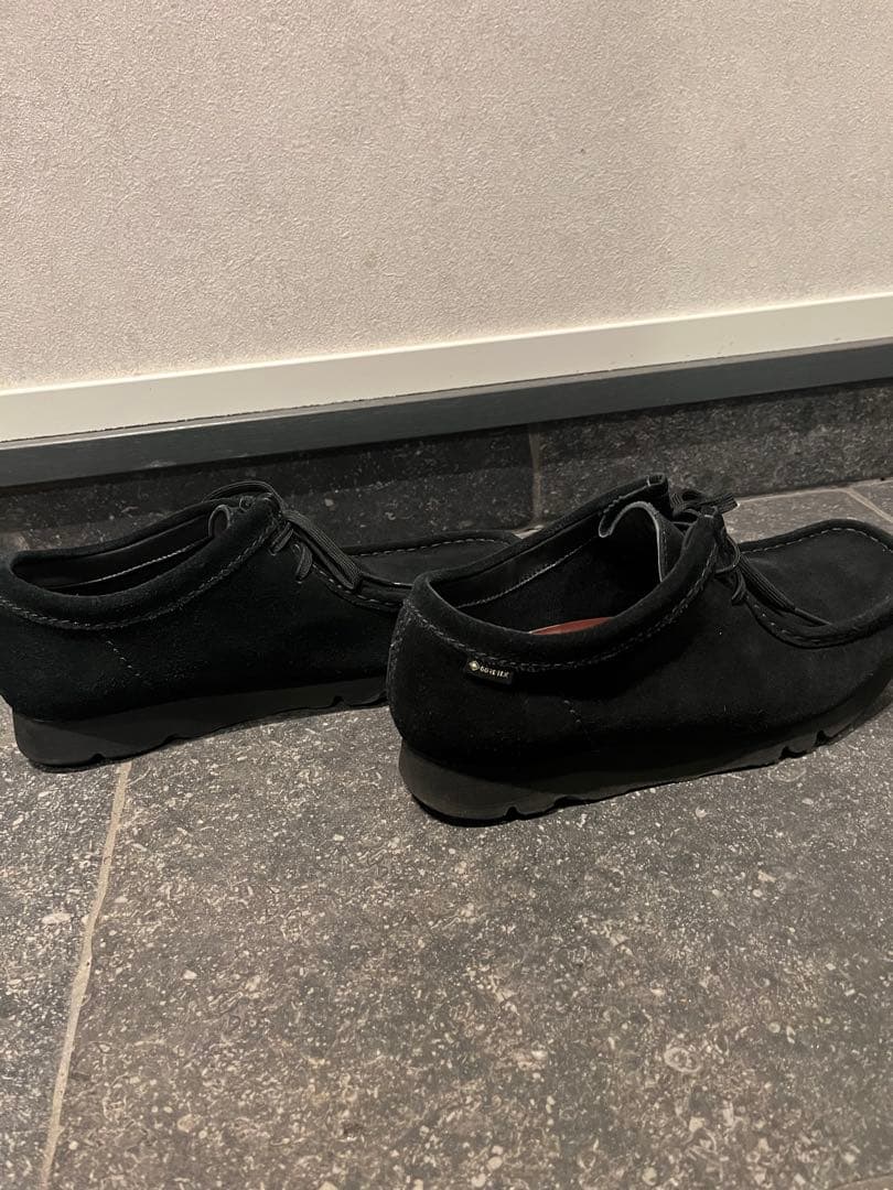 靴 clarks wallabee gore-tex