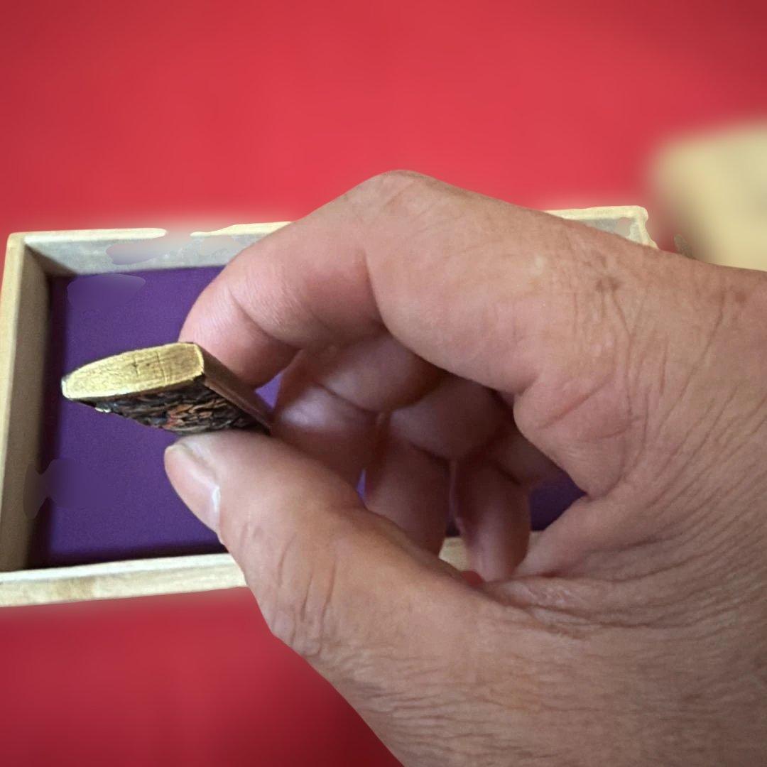 骨董品　古美術　金銀象嵌 赤銅魚々子地小柄 趣深き逸品です　刀装具