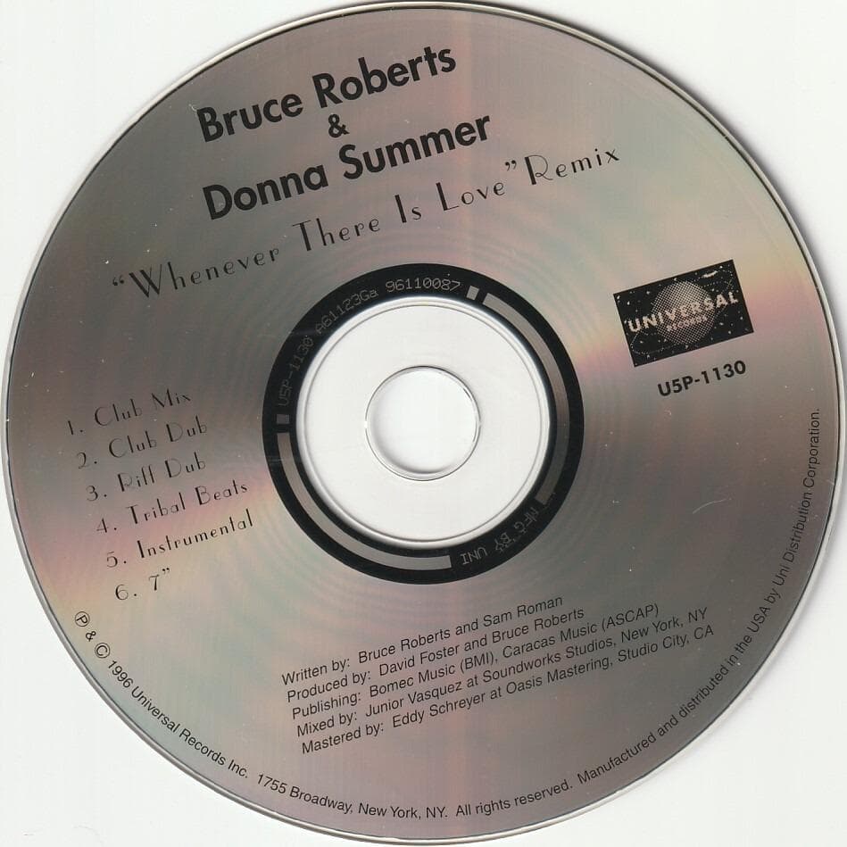 Bruce Roberts & Donna Summer　貴重 CD リミックス