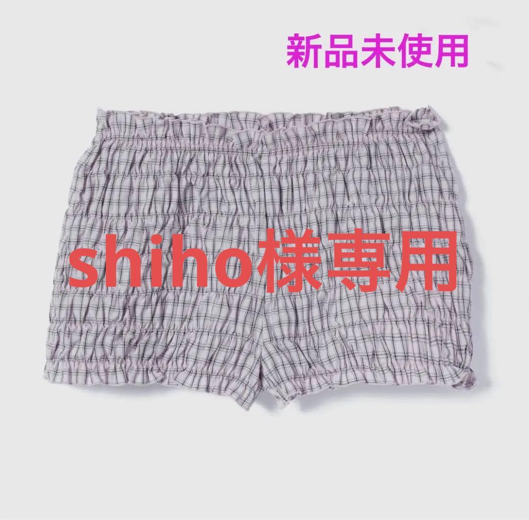 searoomlynn cotton wash チェック mini pants