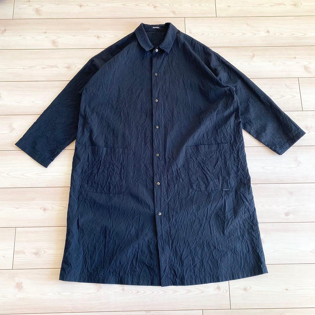 Plantation キャッチワッシャー ワンピース シャツコート ゆったり