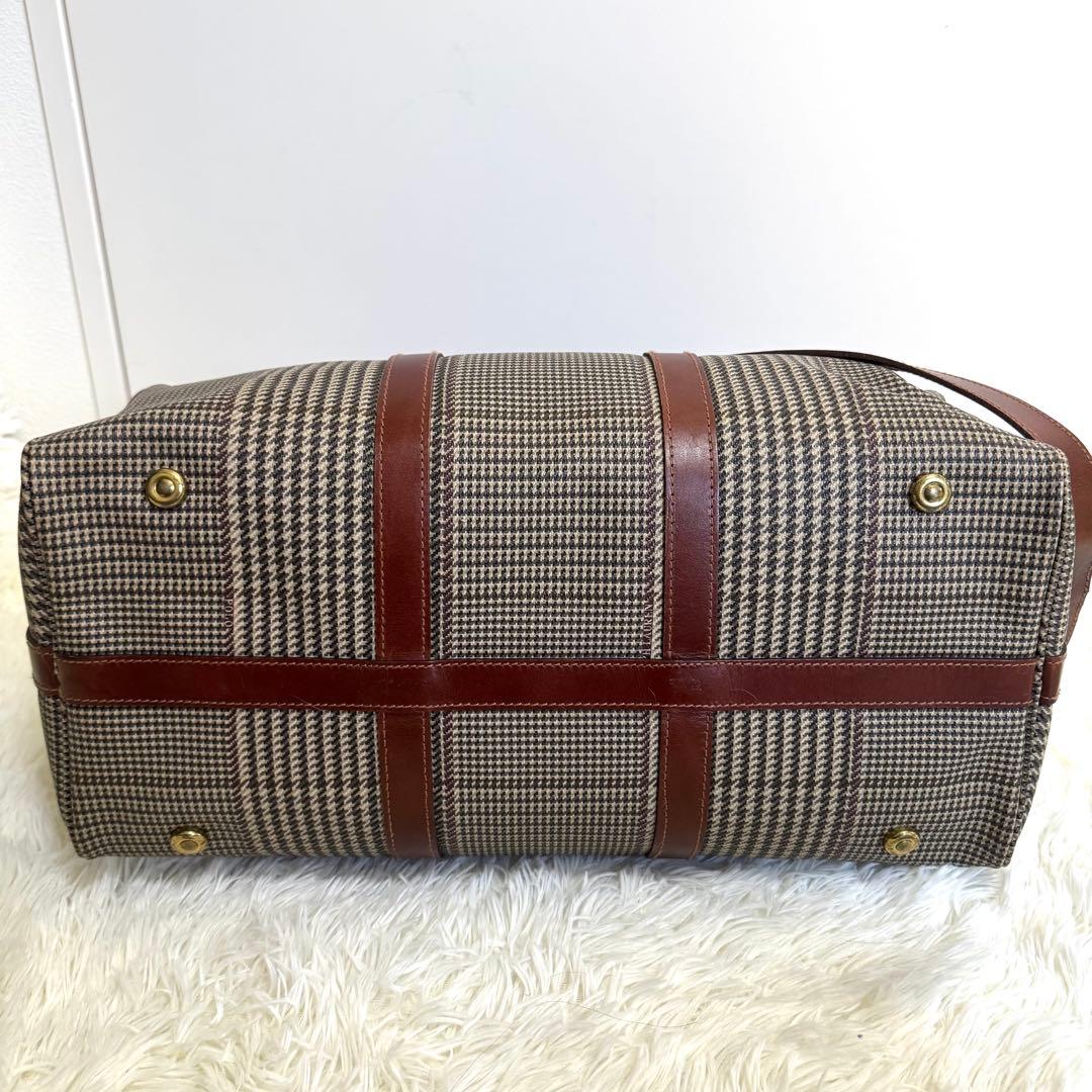 【美品】ポロラルフローレン ボストンバッグ 2way ショルダー 本革 大容量