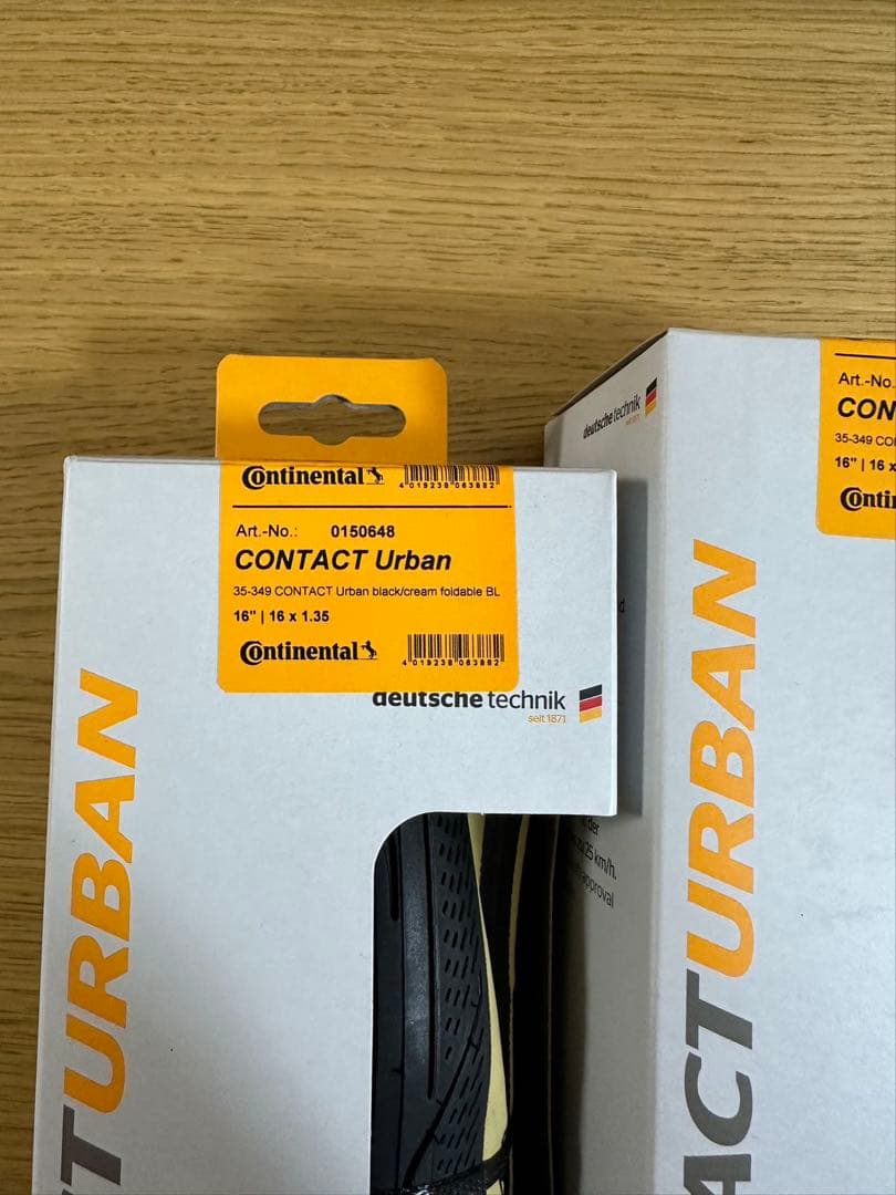 Continental CONTACT 16 x 1.35 BROMPTON用