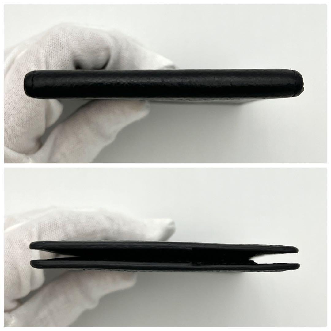 【極美品】ヴィトン マネークリップ ポルトフォイユ パンス タイガ ブラック 黒