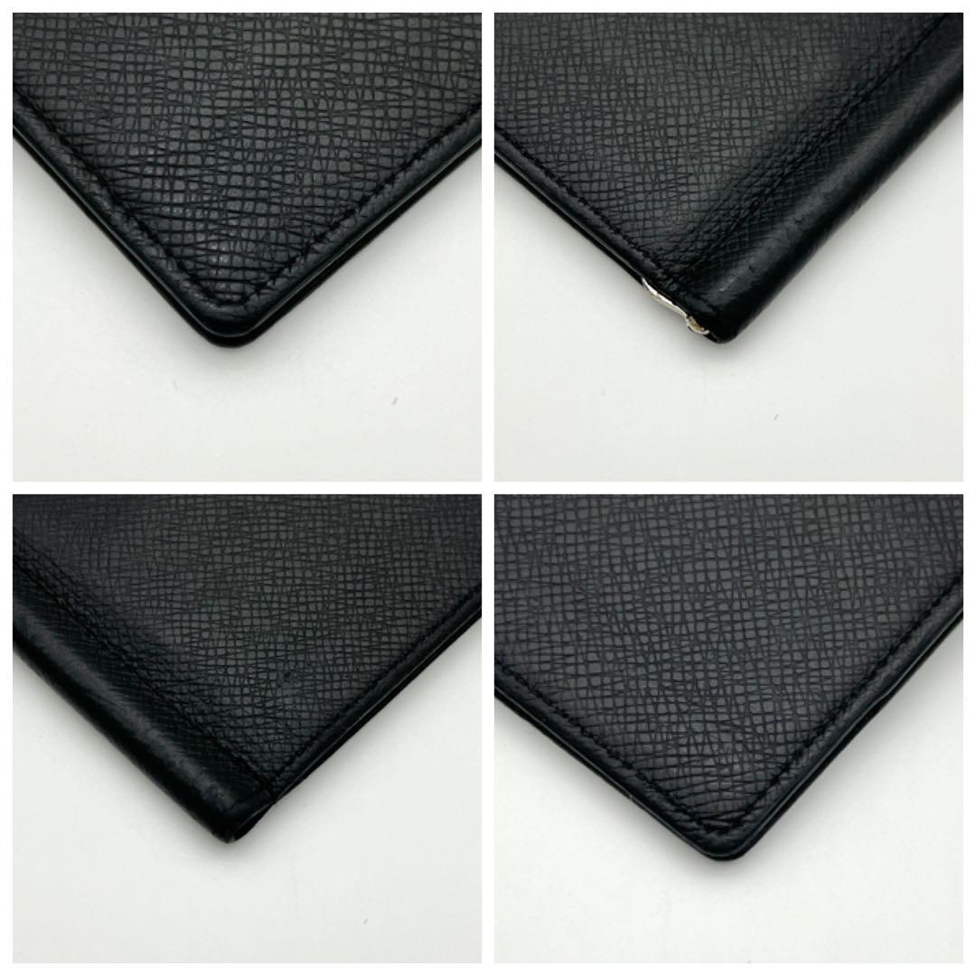 【極美品】ヴィトン マネークリップ ポルトフォイユ パンス タイガ ブラック 黒