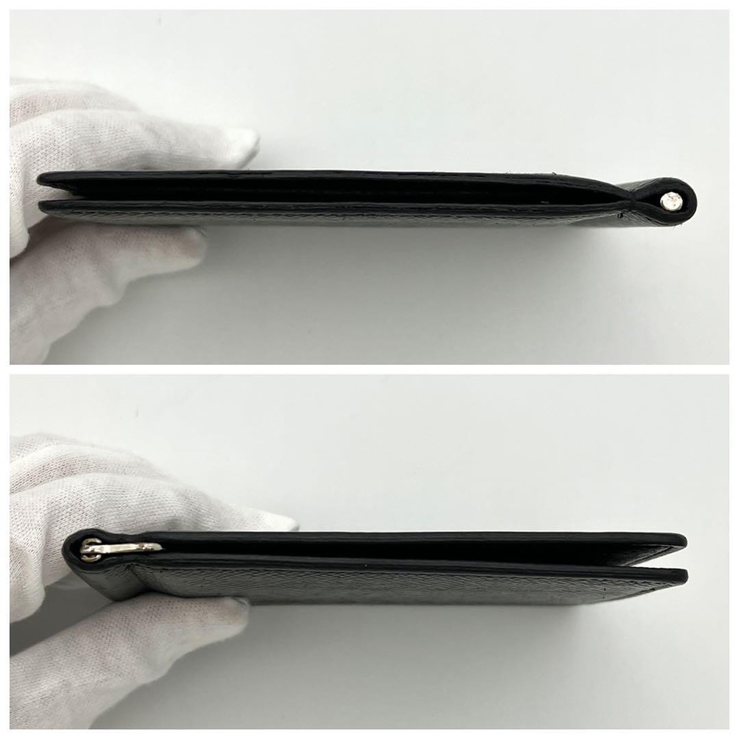 【極美品】ヴィトン マネークリップ ポルトフォイユ パンス タイガ ブラック 黒