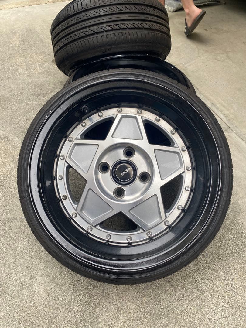 15インチ PCD100 ４穴 ホイール