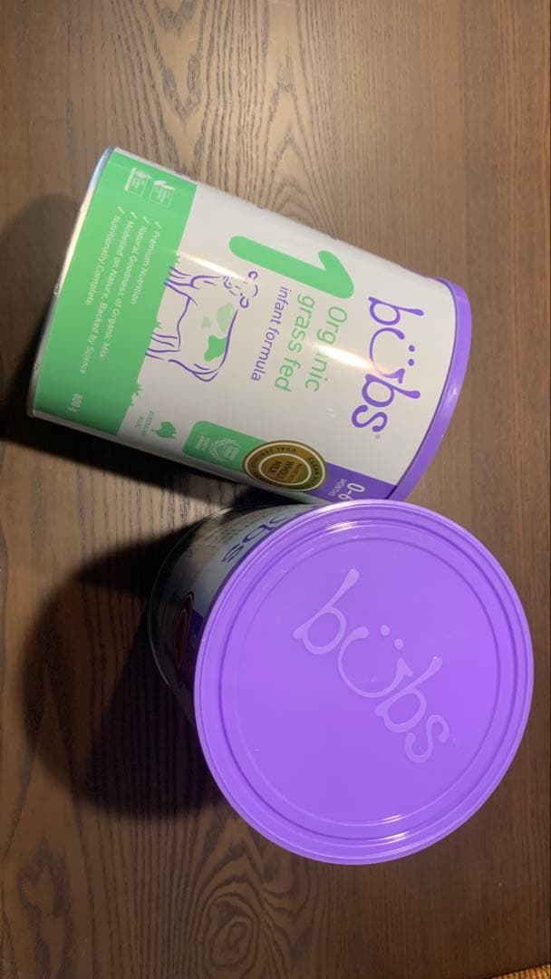 bubs Organic Grass Fed Infant Formula 2缶