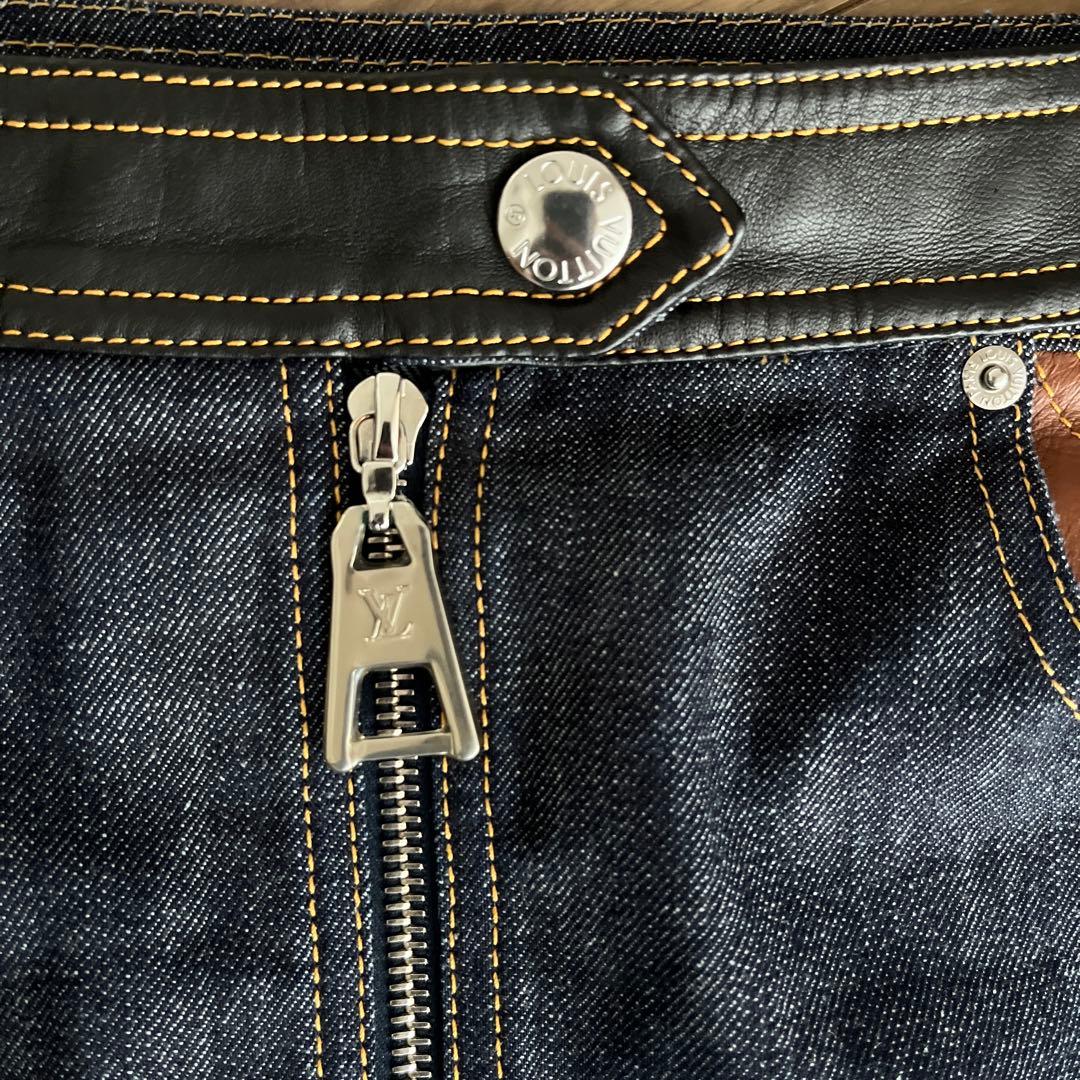 ルイヴィトン　デニムスカート　ひざ上