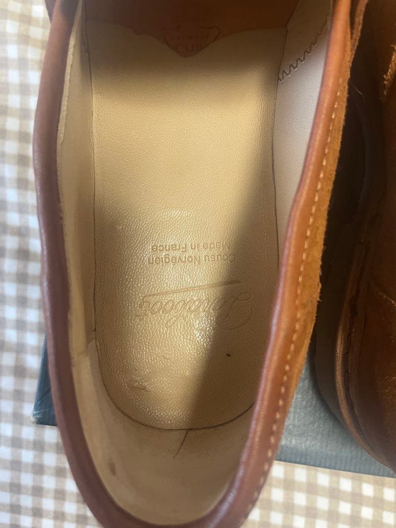 【美品】パラブーツ ランス UK5 ブラウン　スウェード