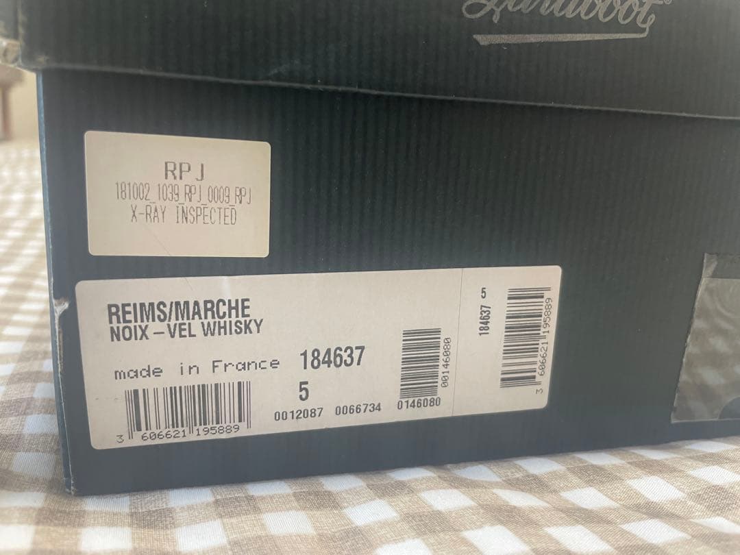 【美品】パラブーツ ランス UK5 ブラウン　スウェード