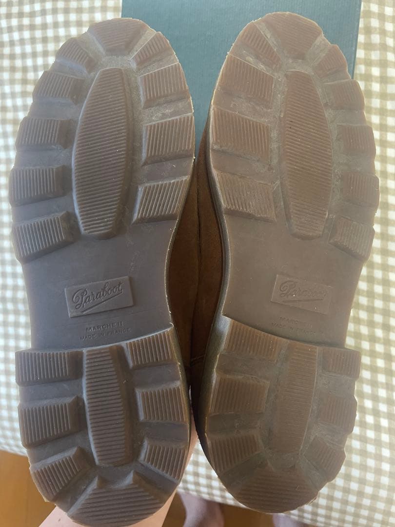 【美品】パラブーツ ランス UK5 ブラウン　スウェード