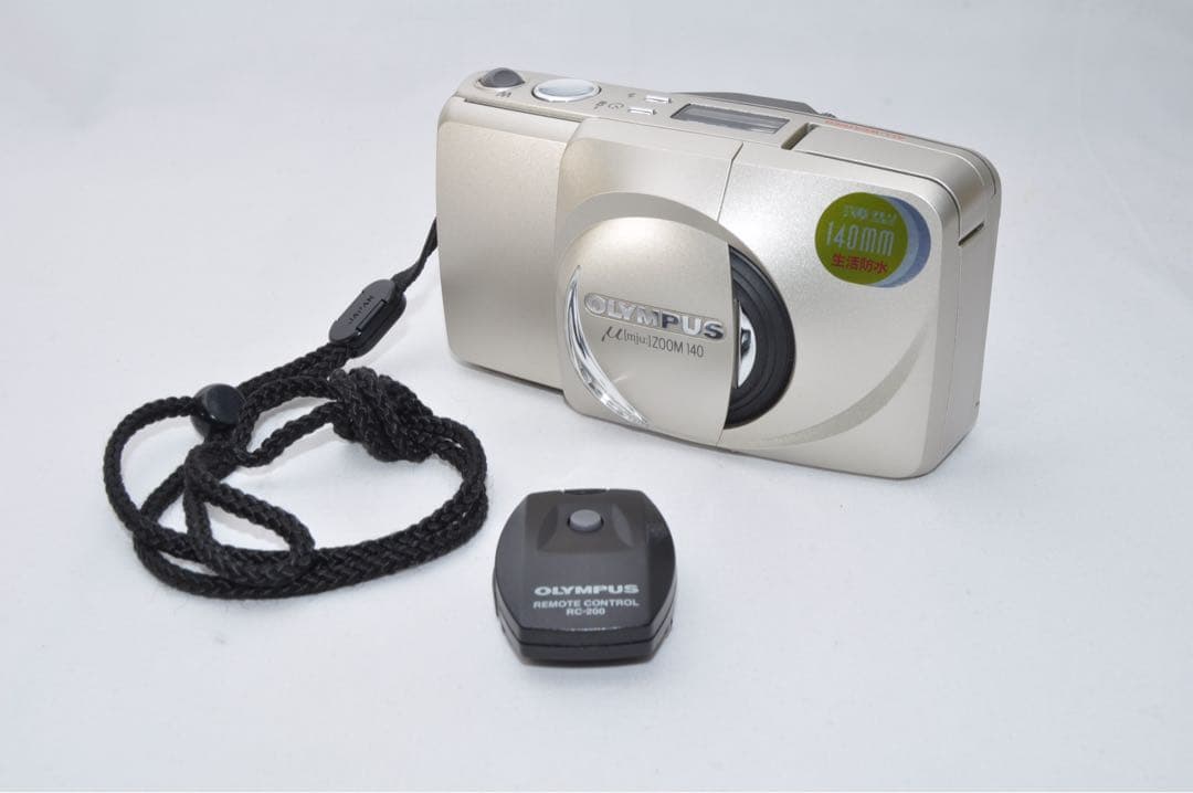 ☆美品☆ OLYMPUS オリンパス μ mju ZOOM 140 カメラ