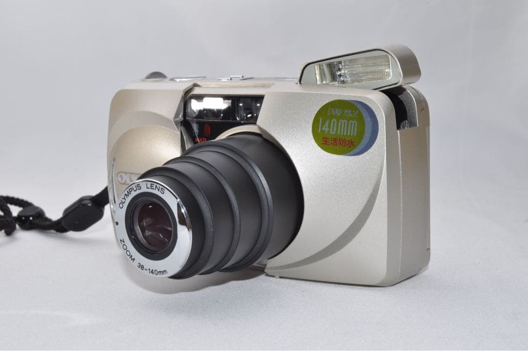 ☆美品☆ OLYMPUS オリンパス μ mju ZOOM 140 カメラ