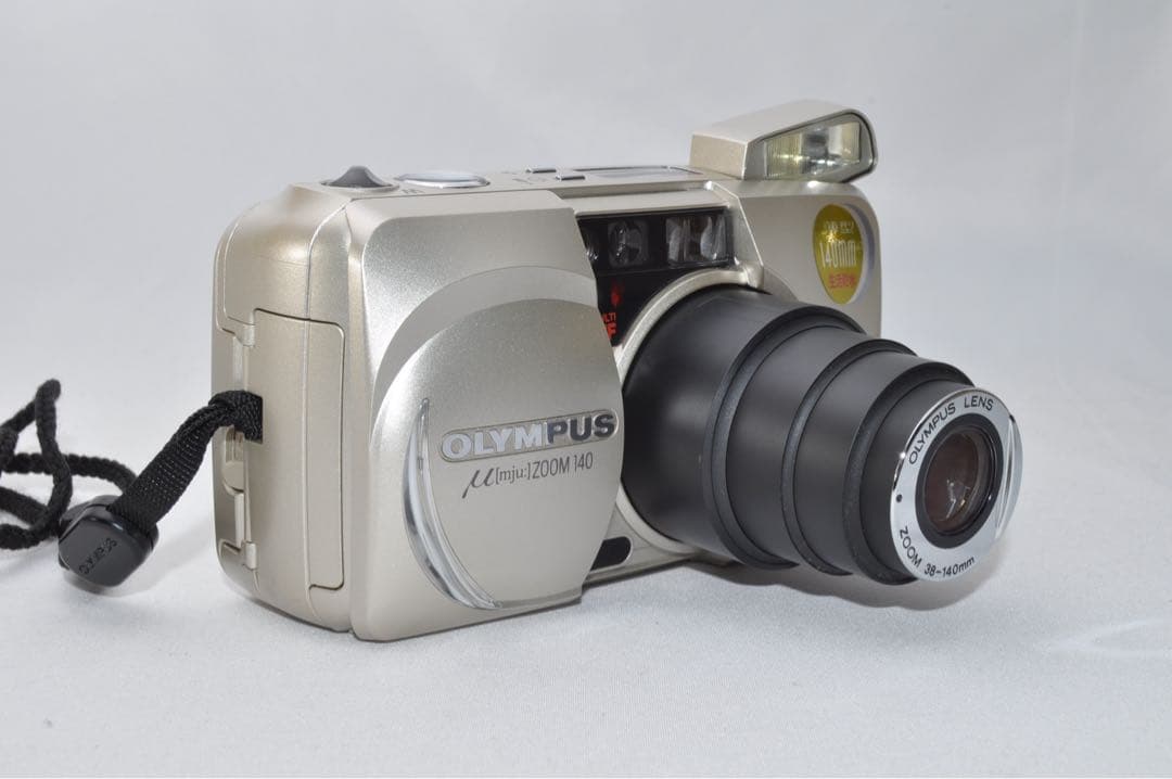 ☆美品☆ OLYMPUS オリンパス μ mju ZOOM 140 カメラ
