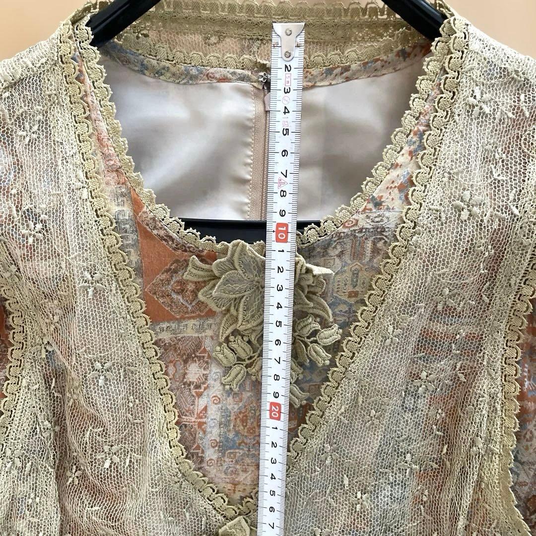 裸衣夢♡レースフレアスカート ワンピース