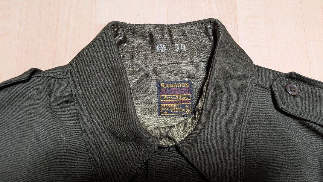 *　 1940年代USAAFアメリカ陸軍士官制服　ウールシャツ　ネクタイセット