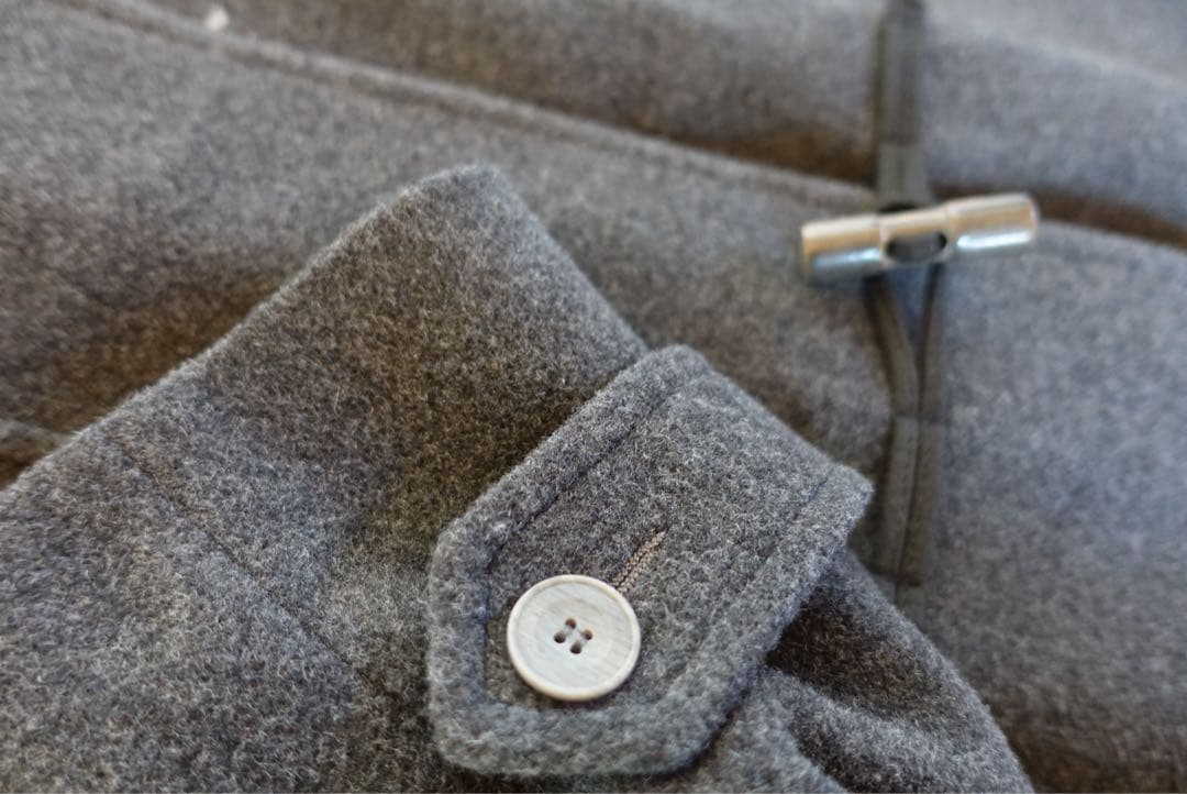 未使用イーヴォ ダッフルコート グレー　ロング フード アウター　サイズ50