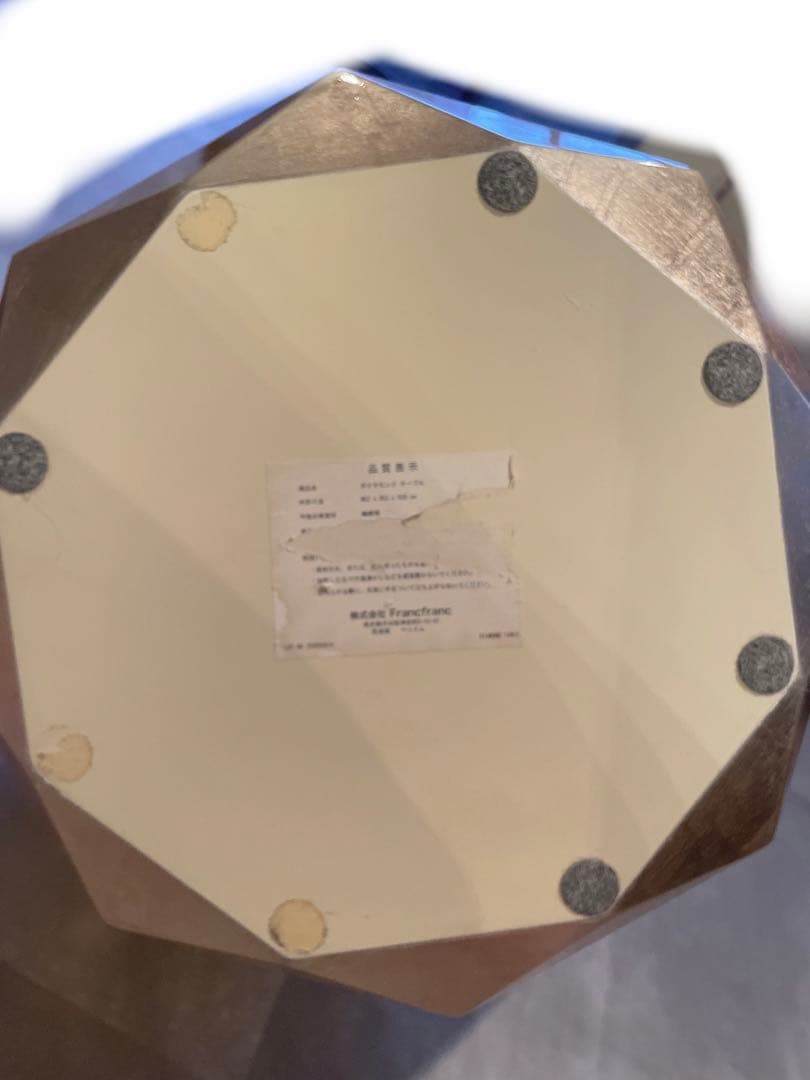 【最終値下】Francfranc ダイヤモンドテーブル ゴールド