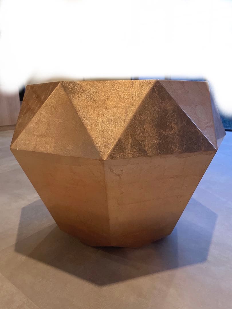 【最終値下】Francfranc ダイヤモンドテーブル ゴールド