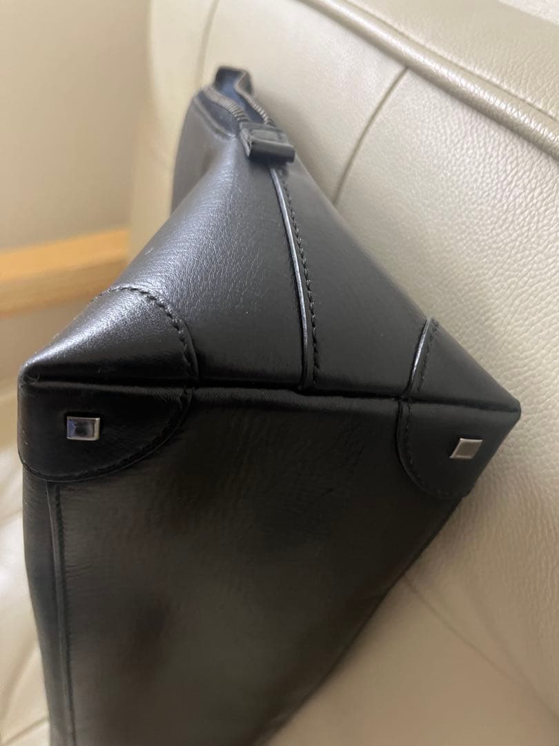 グッチGUCCI黒レザートートバッグハンドバッグビジネスバッグ　メンズレディース