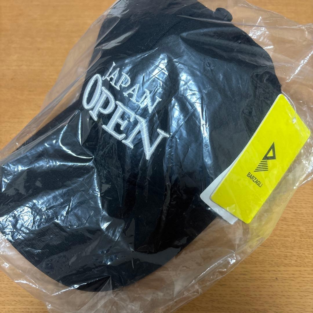 日本オープンゴルフBARZAGLI JAPAN OPEN 2022 黒　キャップ