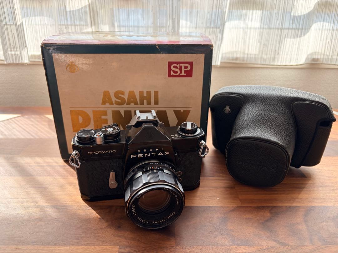 完動 ASAHI PENTAX SP 一眼レフカメラ 箱付き