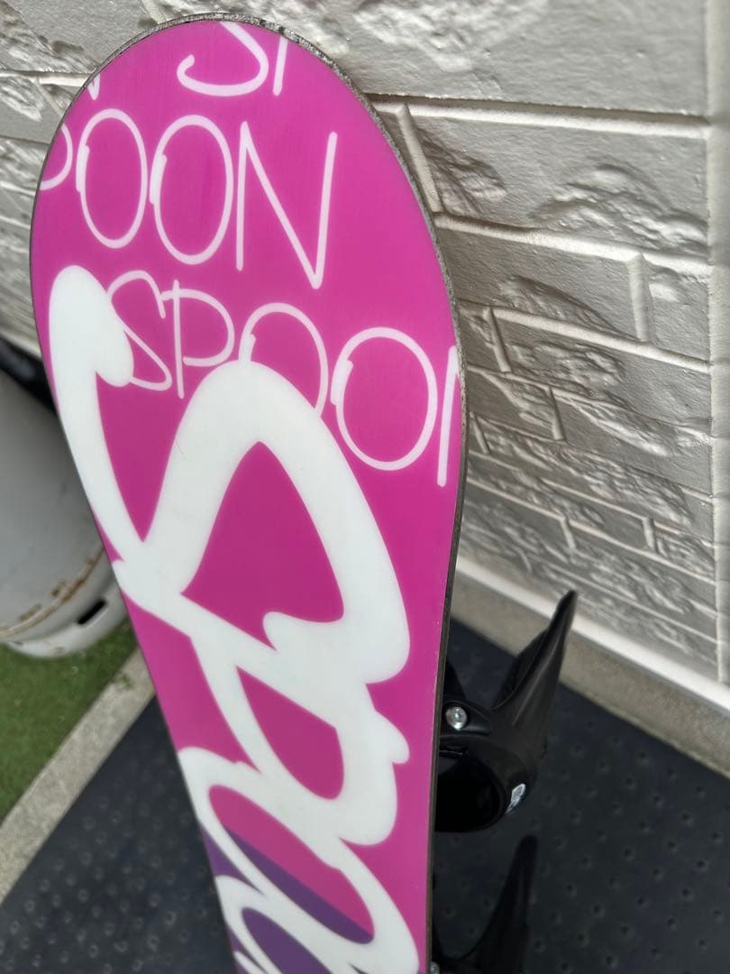1回使用品 スノーボード2点セット spoon 98cm CSB キッズ 子供