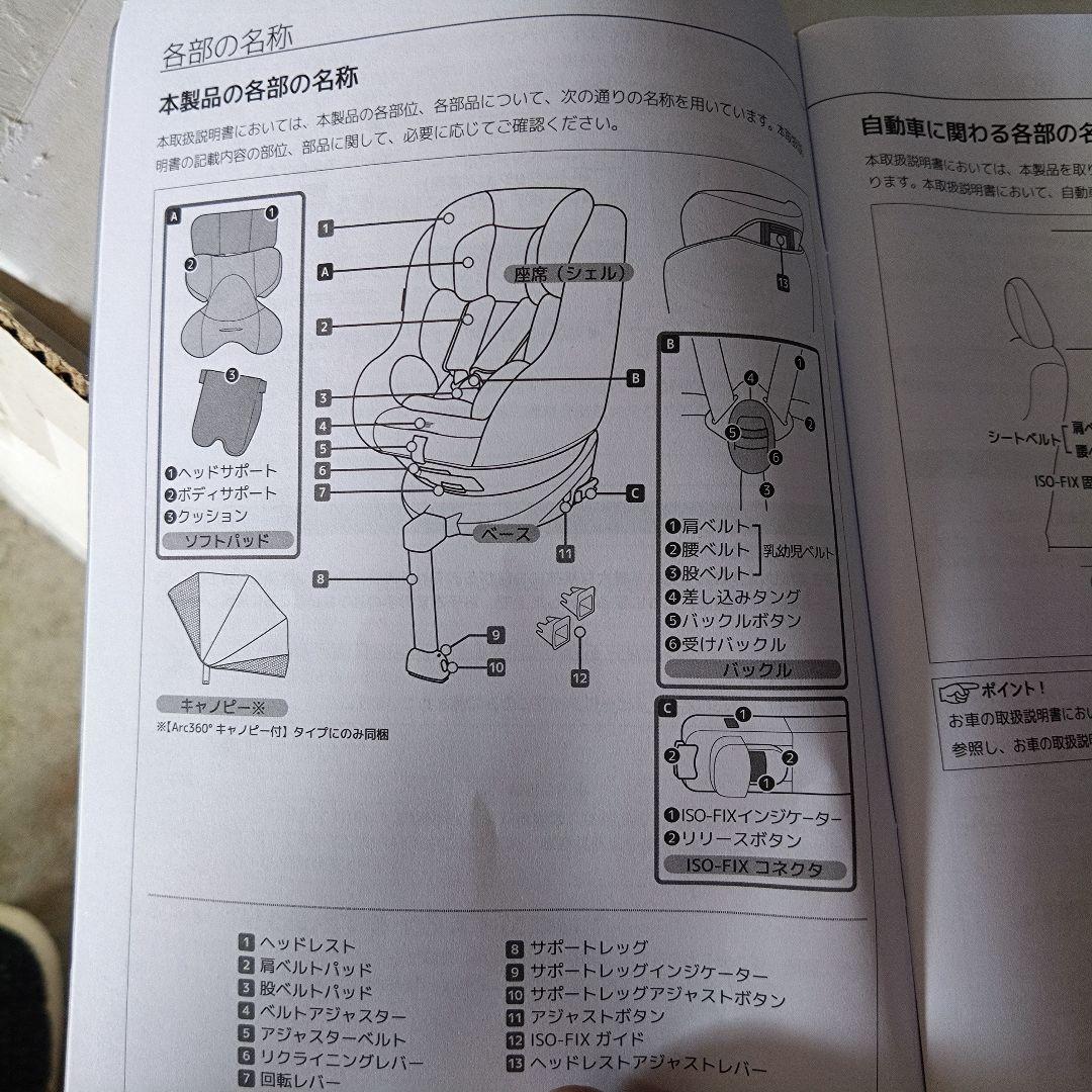 ね*ち様 ジョイーアーク360 Joie Arc360° チャイルドシート IS